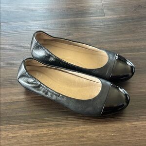 Dansko Classic Black Leather Flats